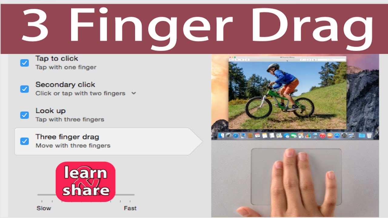You are currently viewing How to Enable Three Finger Drag Mac OS X El Capitan (Trackpad Options)